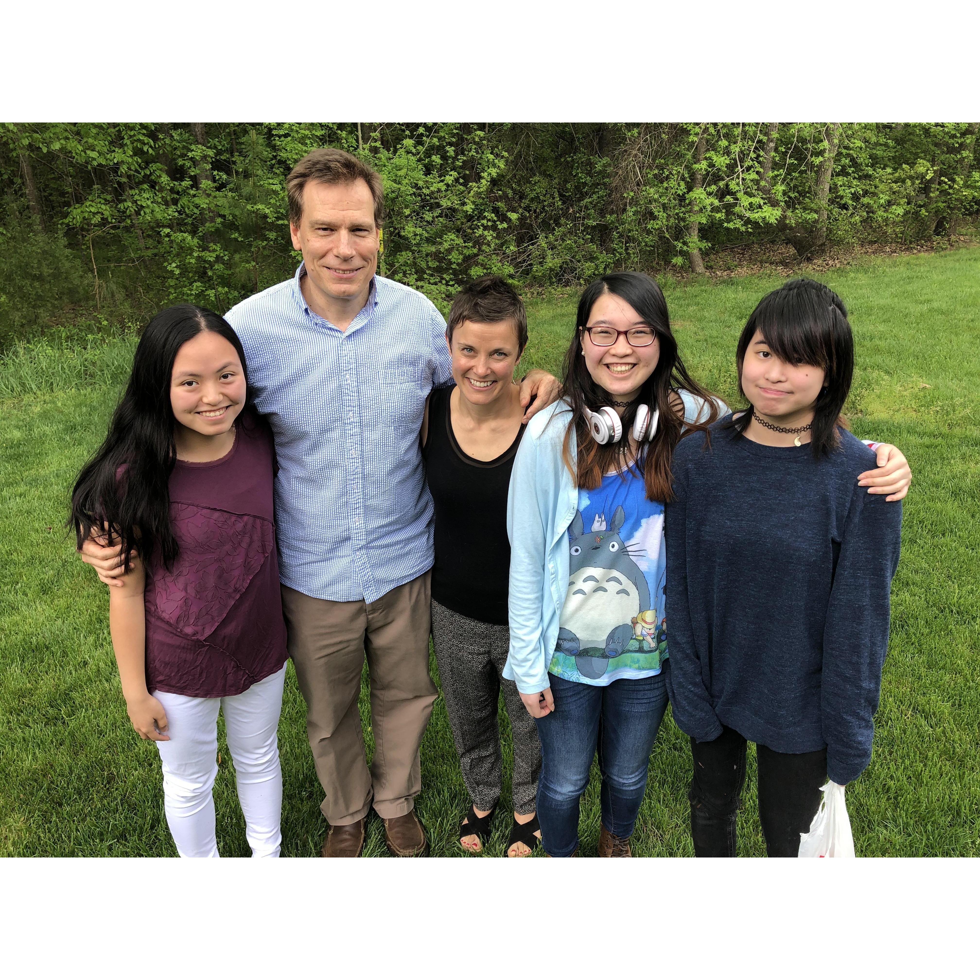 From left to right, Jenny, Tom, Kristen, Katie, and Ellie.