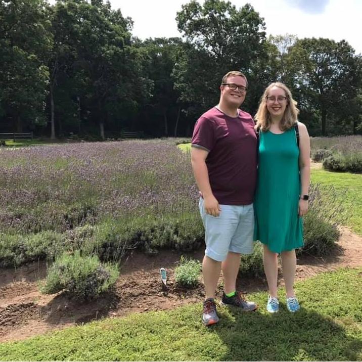 Visiting the Lavender Pond Farm in 2019.