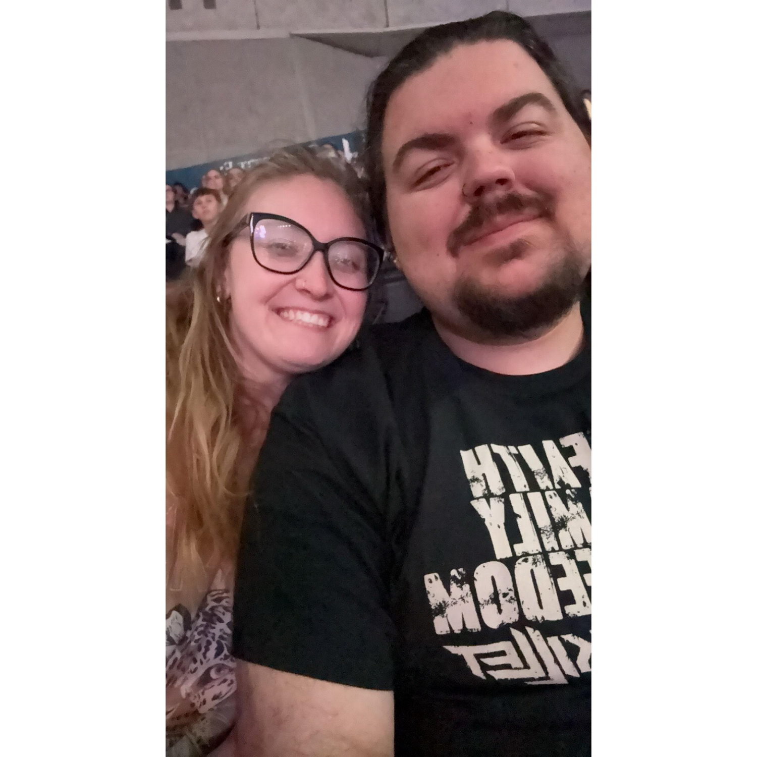 Skillet concert with family and the youth group