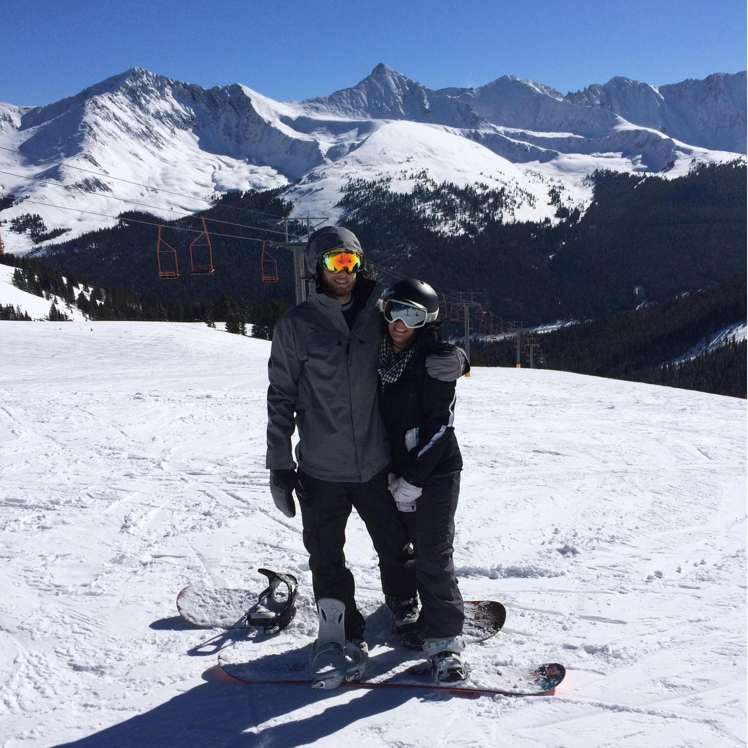 Perfect bluebird of a day at Copper Mountain