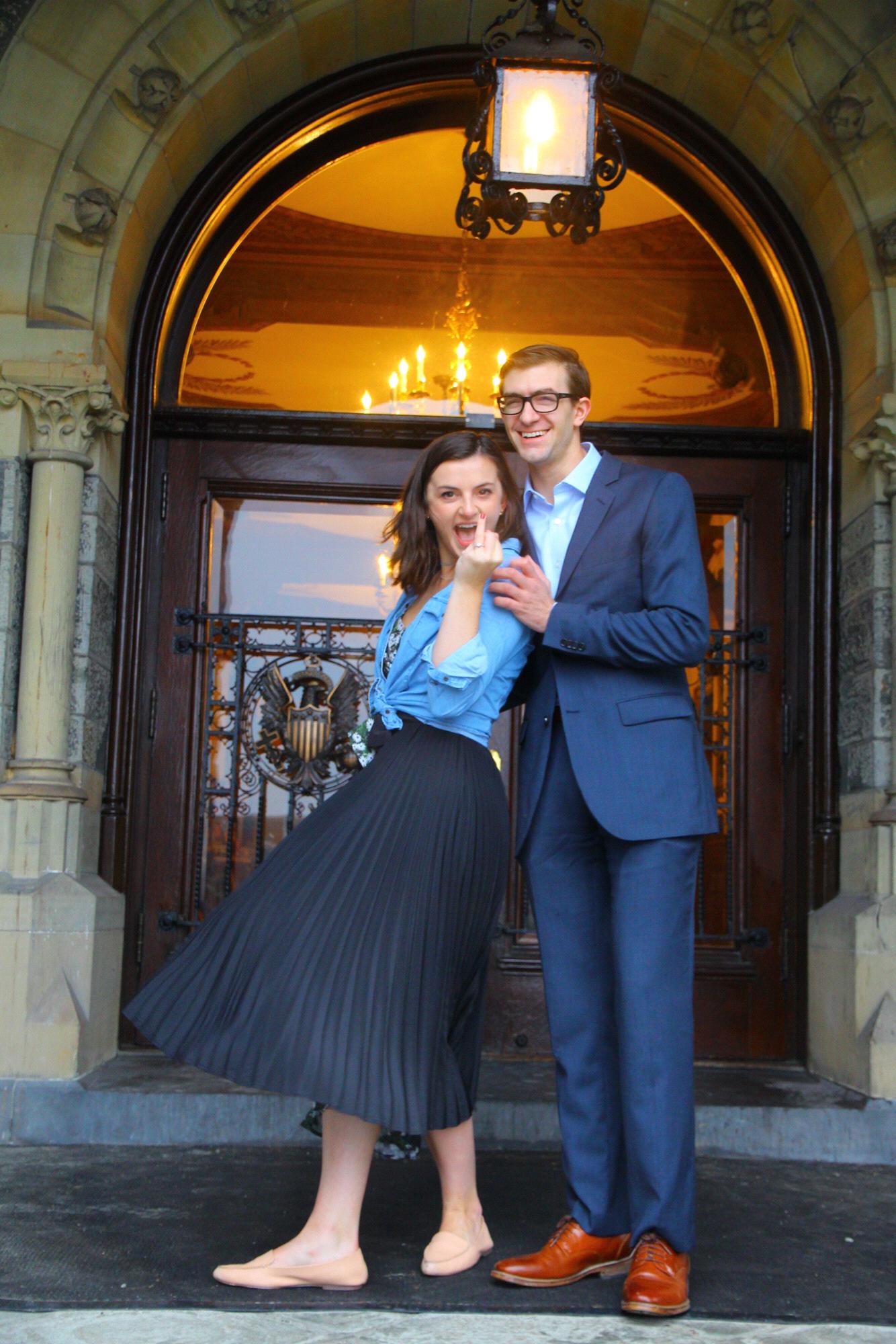 He proposed!
