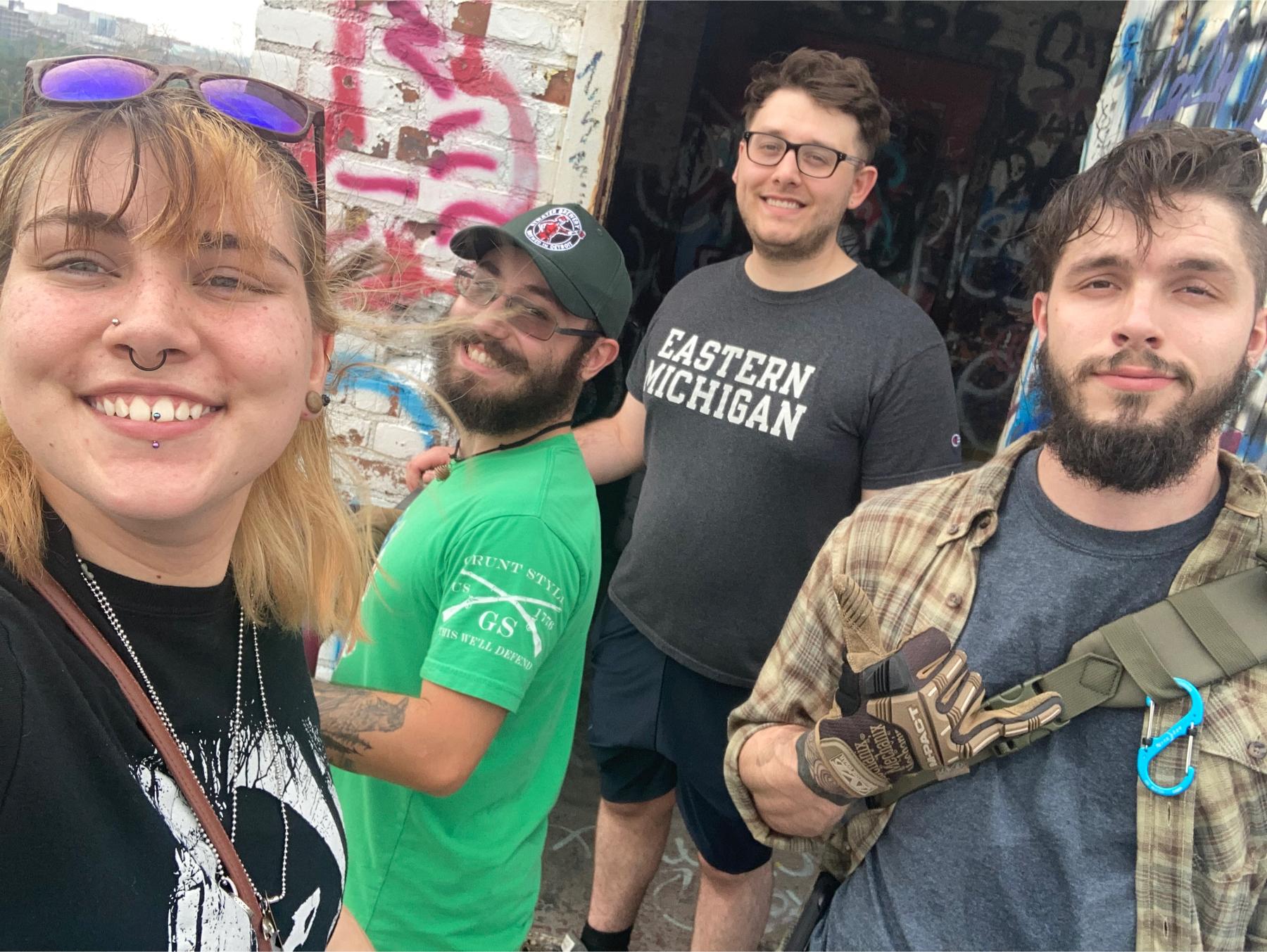 Exploring with Natalie, Michael, Allen, and Arthur