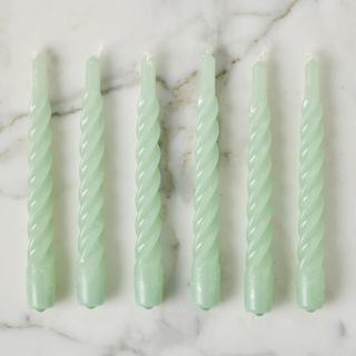 Twisted Taper Candles, Set of 6