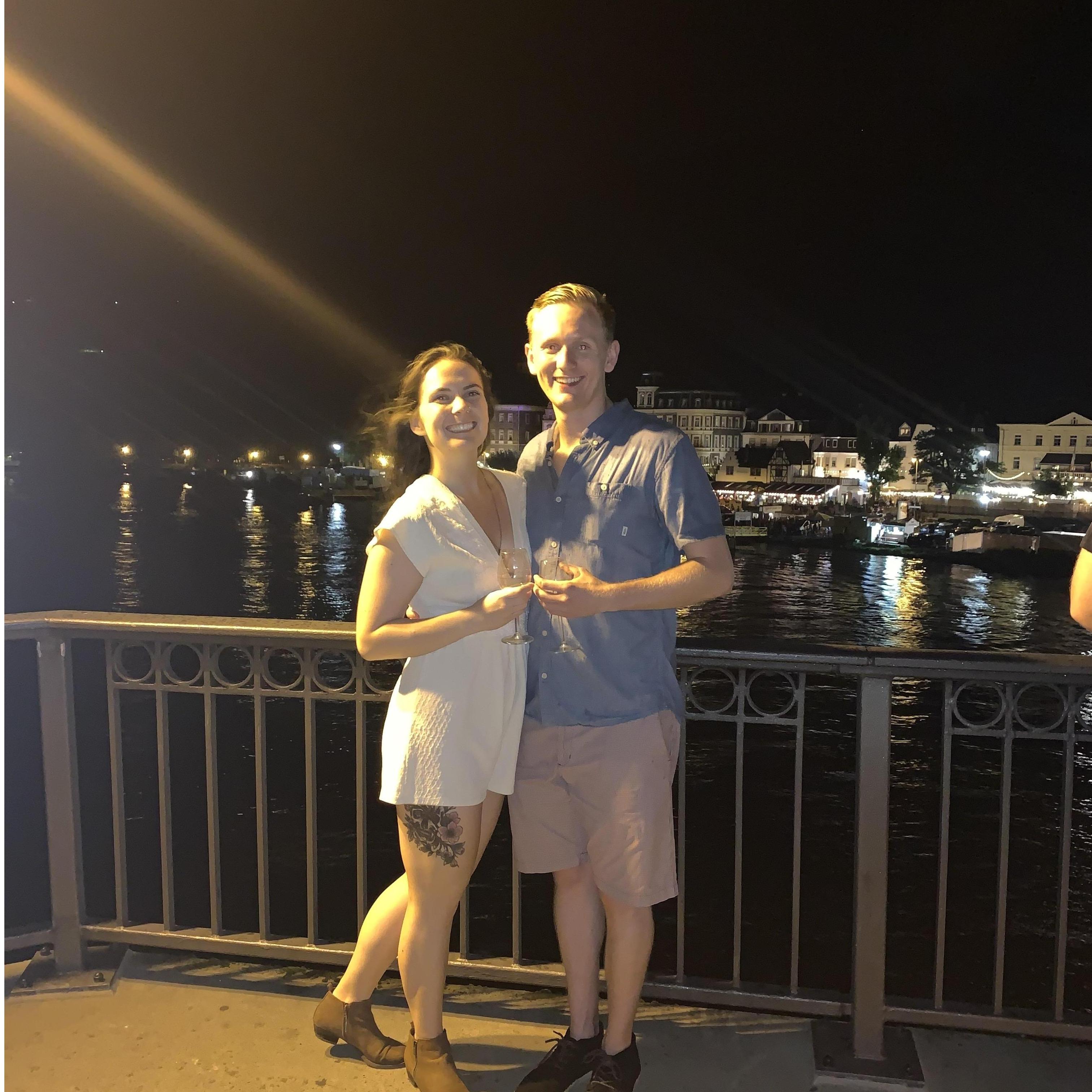 A beautiful night of wine festival activities that ended with us drenched from the random rain storm.