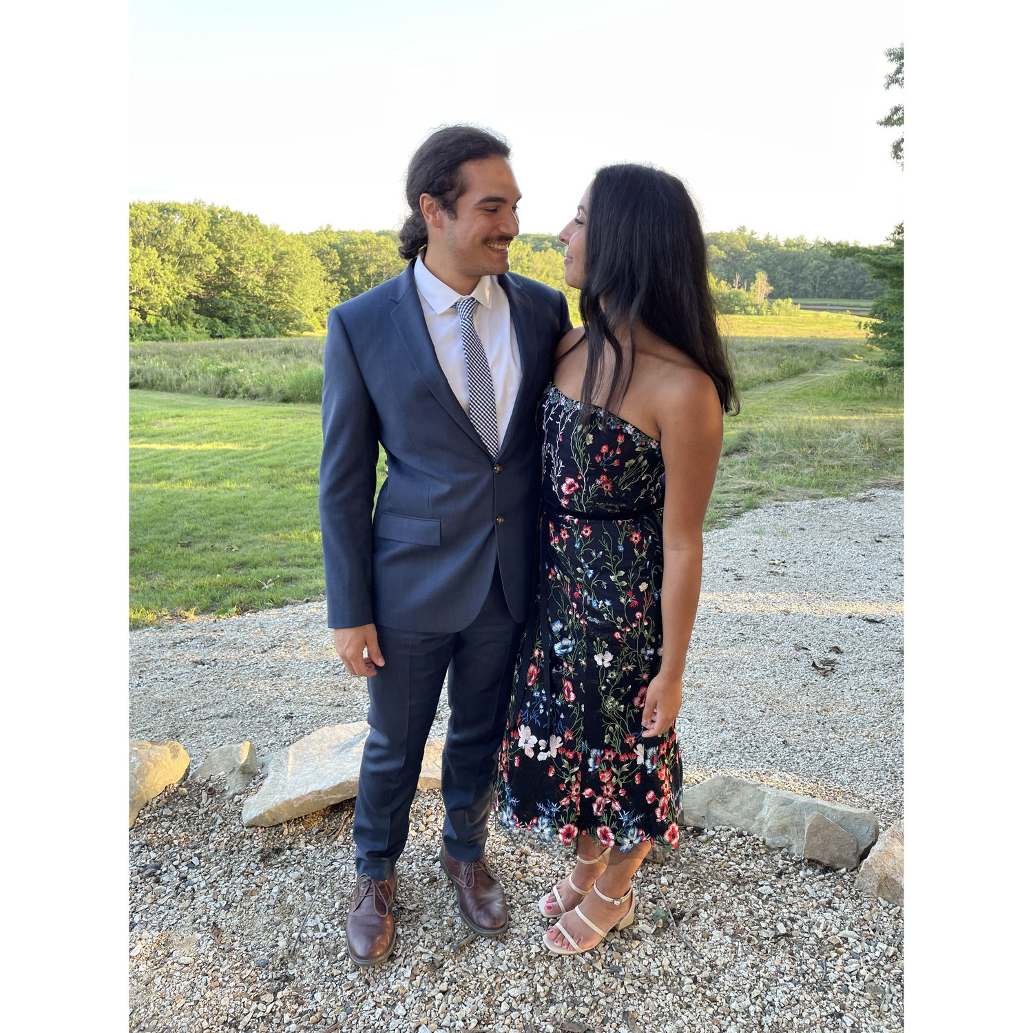 Berry wedding in ME in July 2021 - a summer of so much celebration after the pandemic