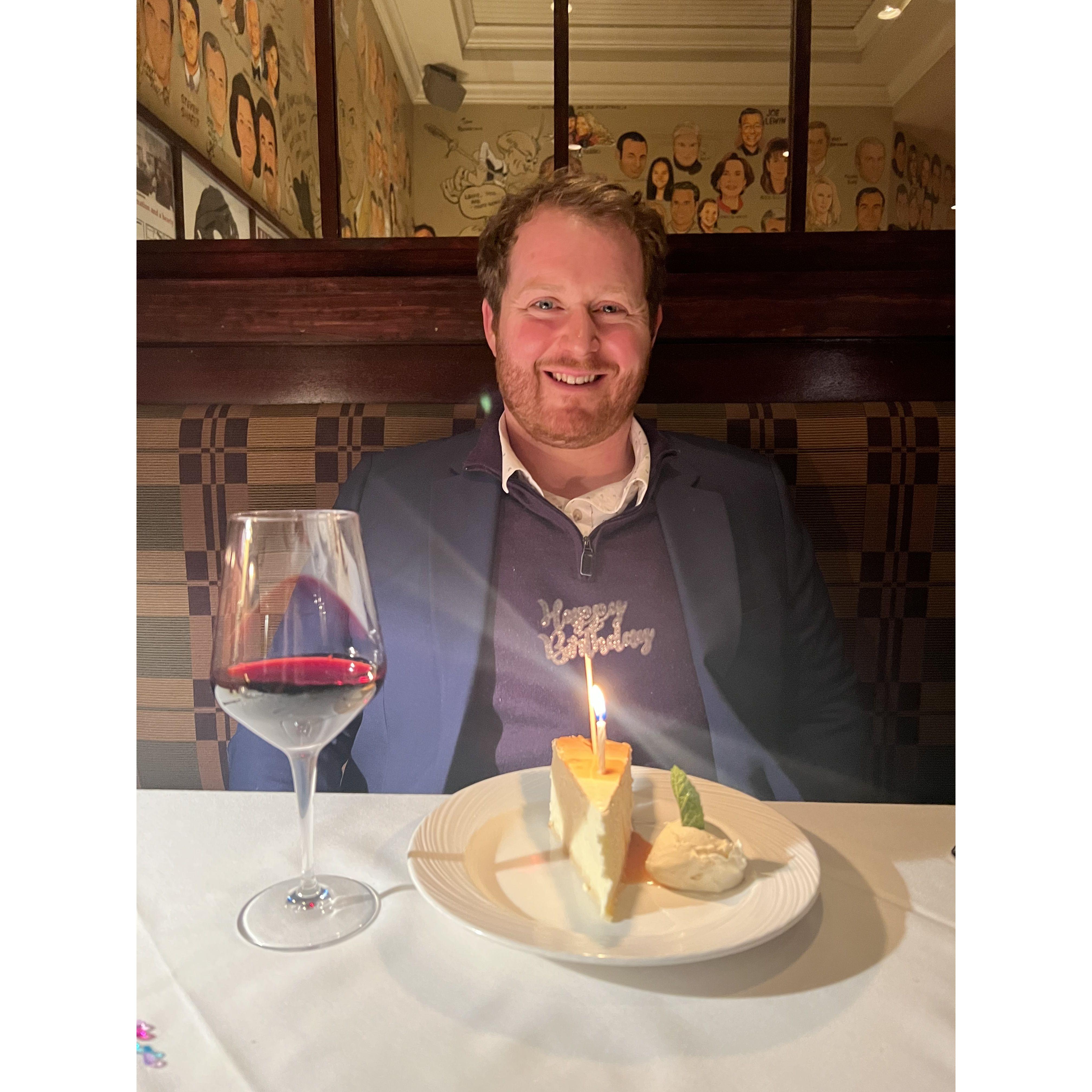 Richard's 36th birthday! Also, the first time we said "I love you"