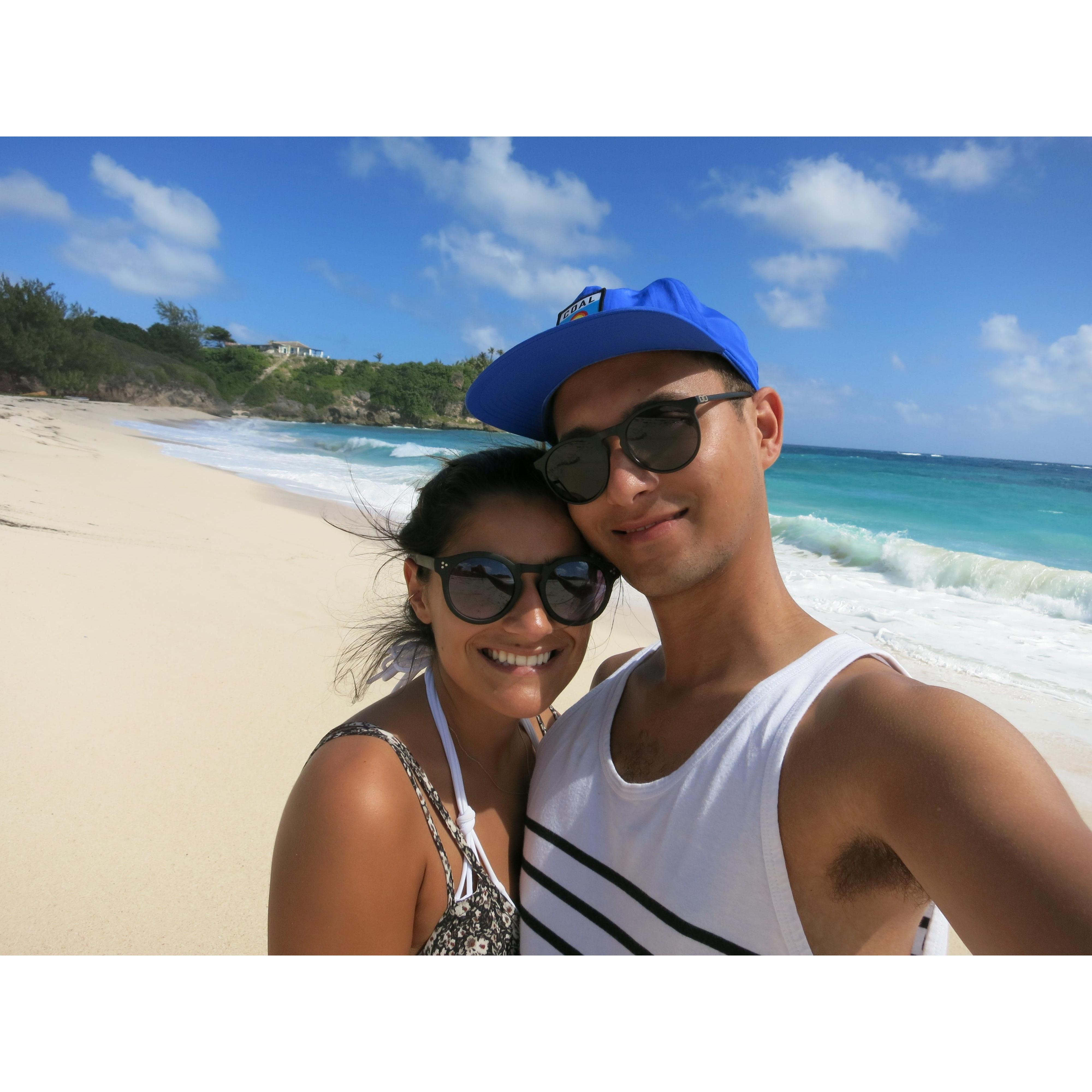 Bradbados showing her the island life