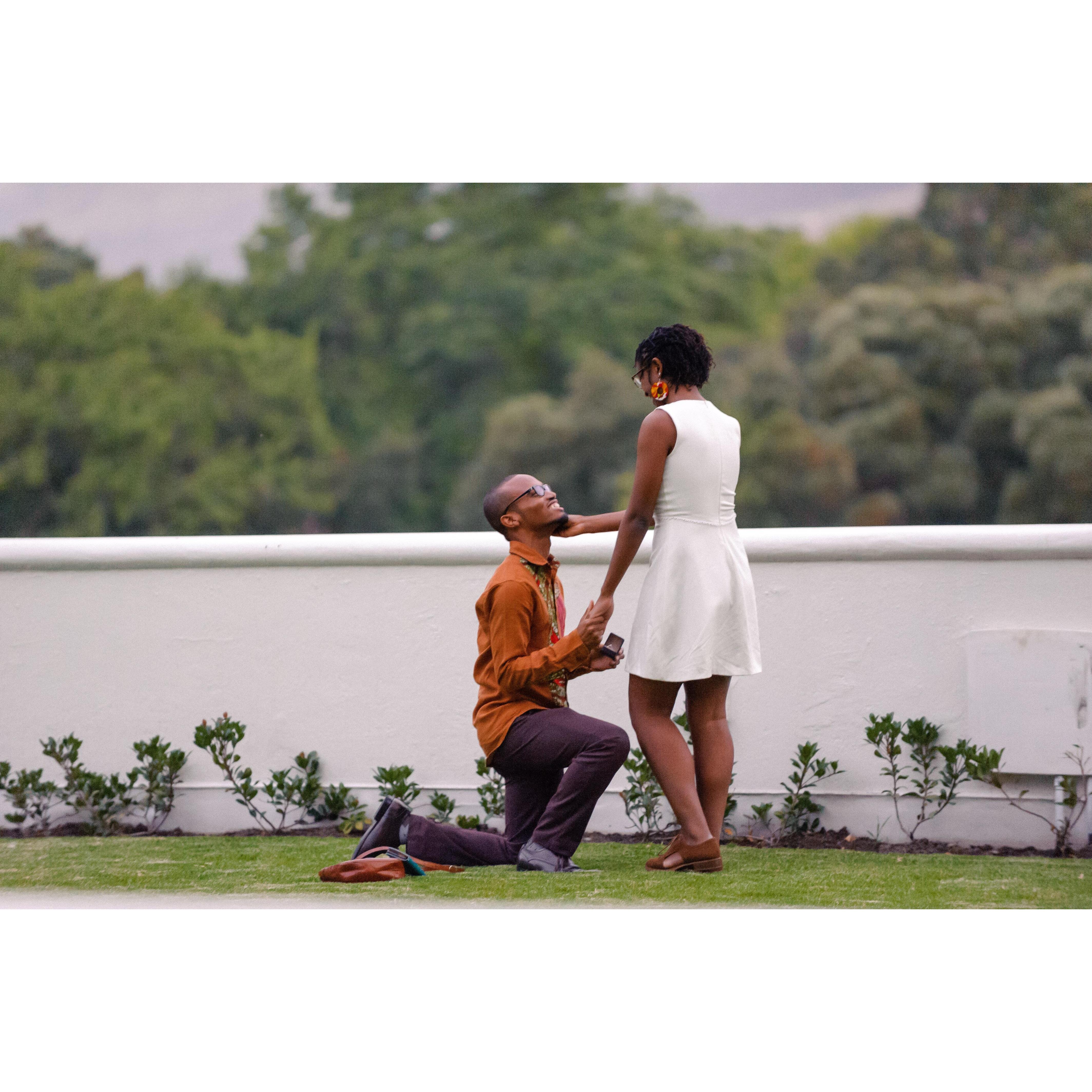 Just like that, man found his rightful place beside woman