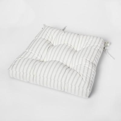 Stripe Square Chairpad Cream - Threshold™