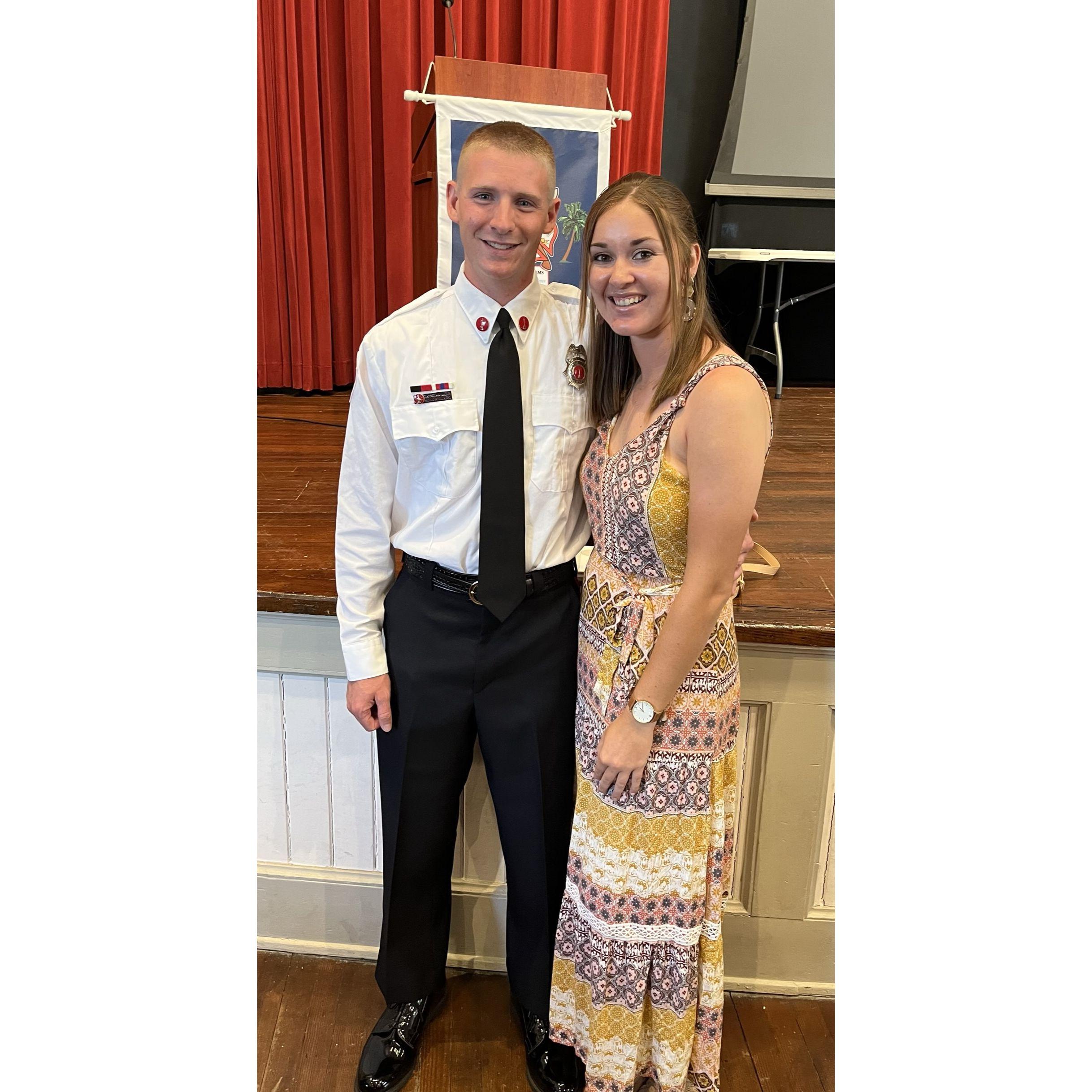 Trystan’s promotion to Lieutenant 
(2022)