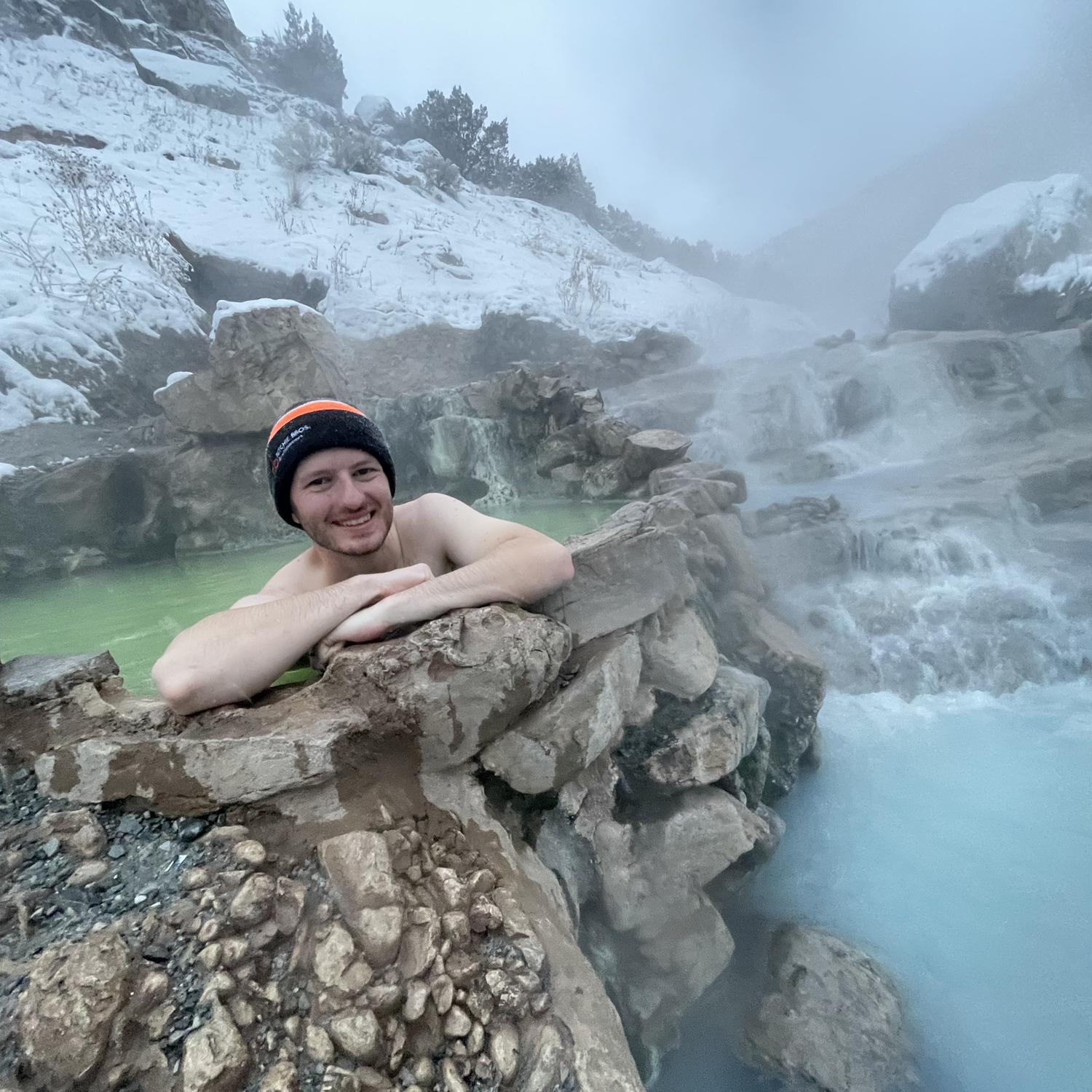 We visited the hot springs every other Thursday.