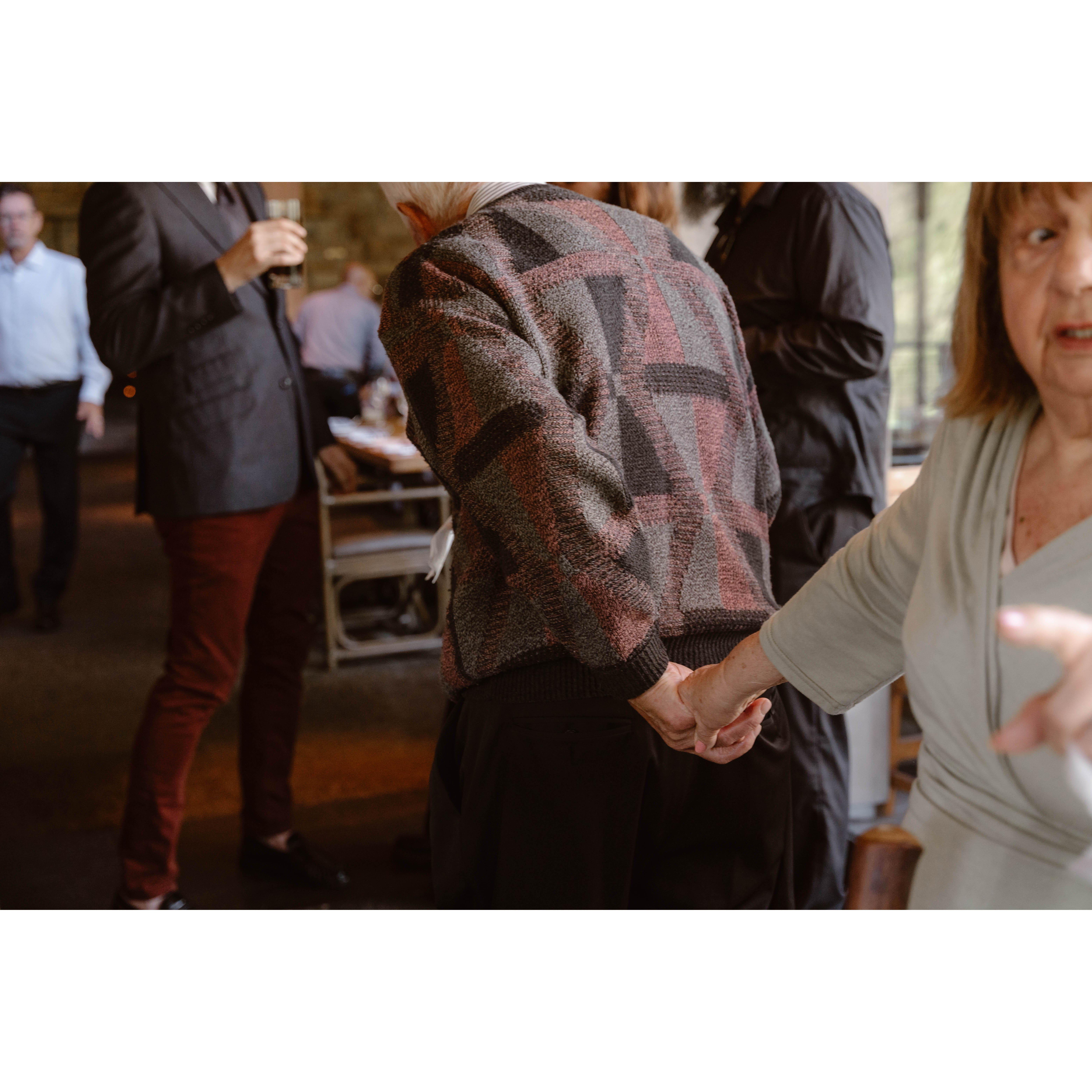 Fellow lovebirds, Joe and Bettie