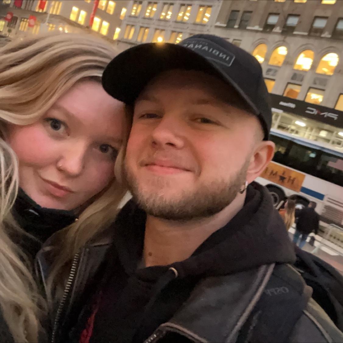 In front of the New York Public Library 🩵