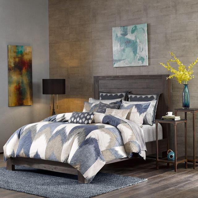 INK+IVY Alpine King/California King Mini Comforter Set in Navy