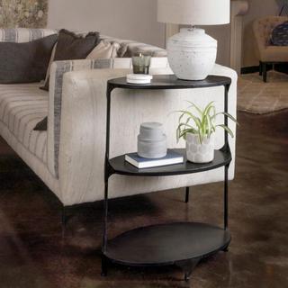 Ellis Oval 3-Tier Metal Storage Shelf