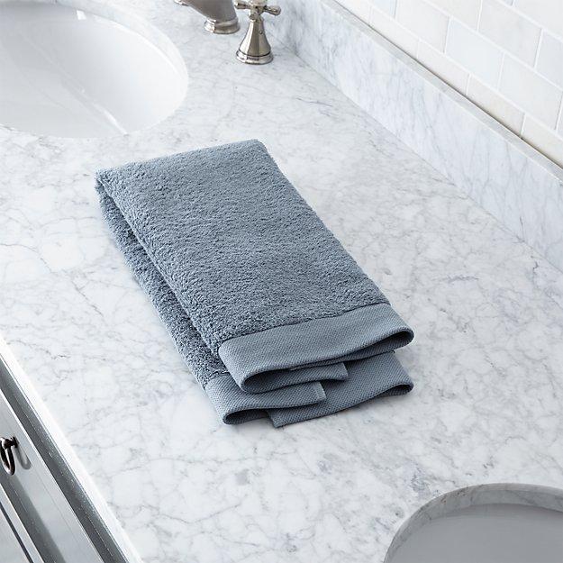 Egyptian Cotton Dusty Blue Hand Towel
