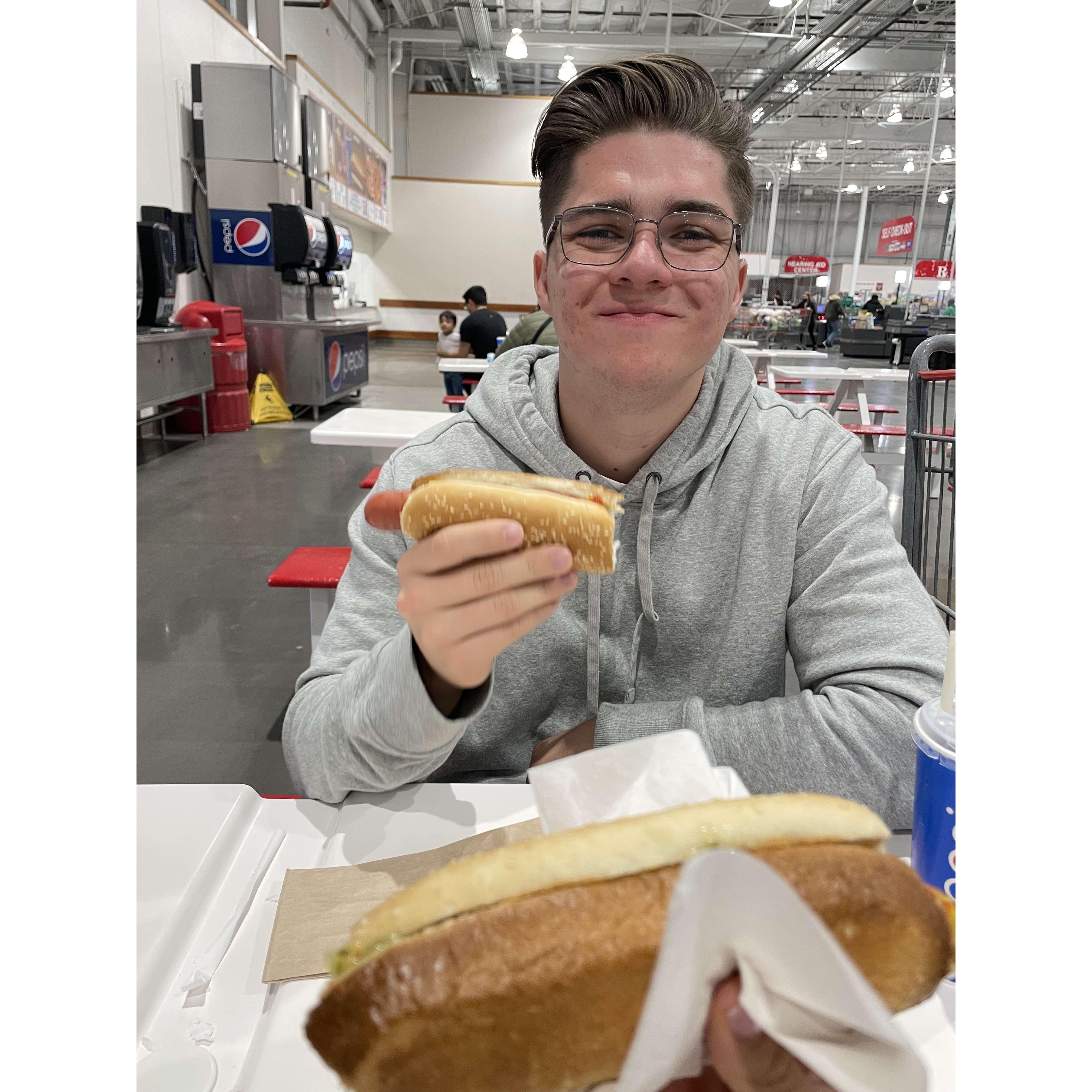 Brian and I truly love nothing more than a costco date!!!