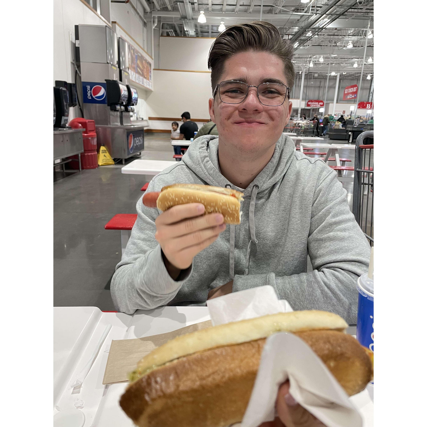 Brian and I truly love nothing more than a costco date!!!