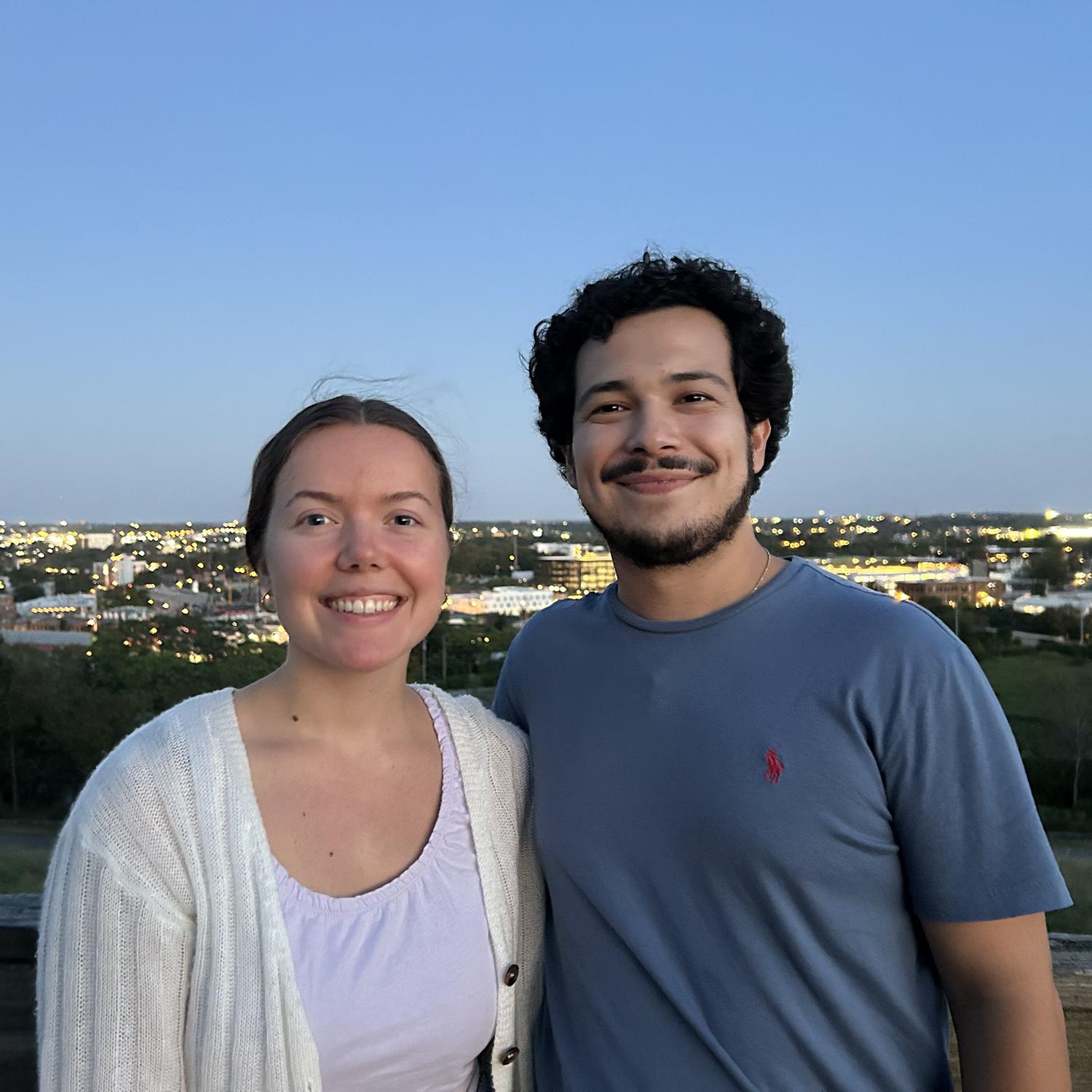 Atop Fort Negley in Nashville.