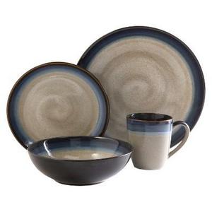 Gibson Couture Bands 16pc Dinnerware Set