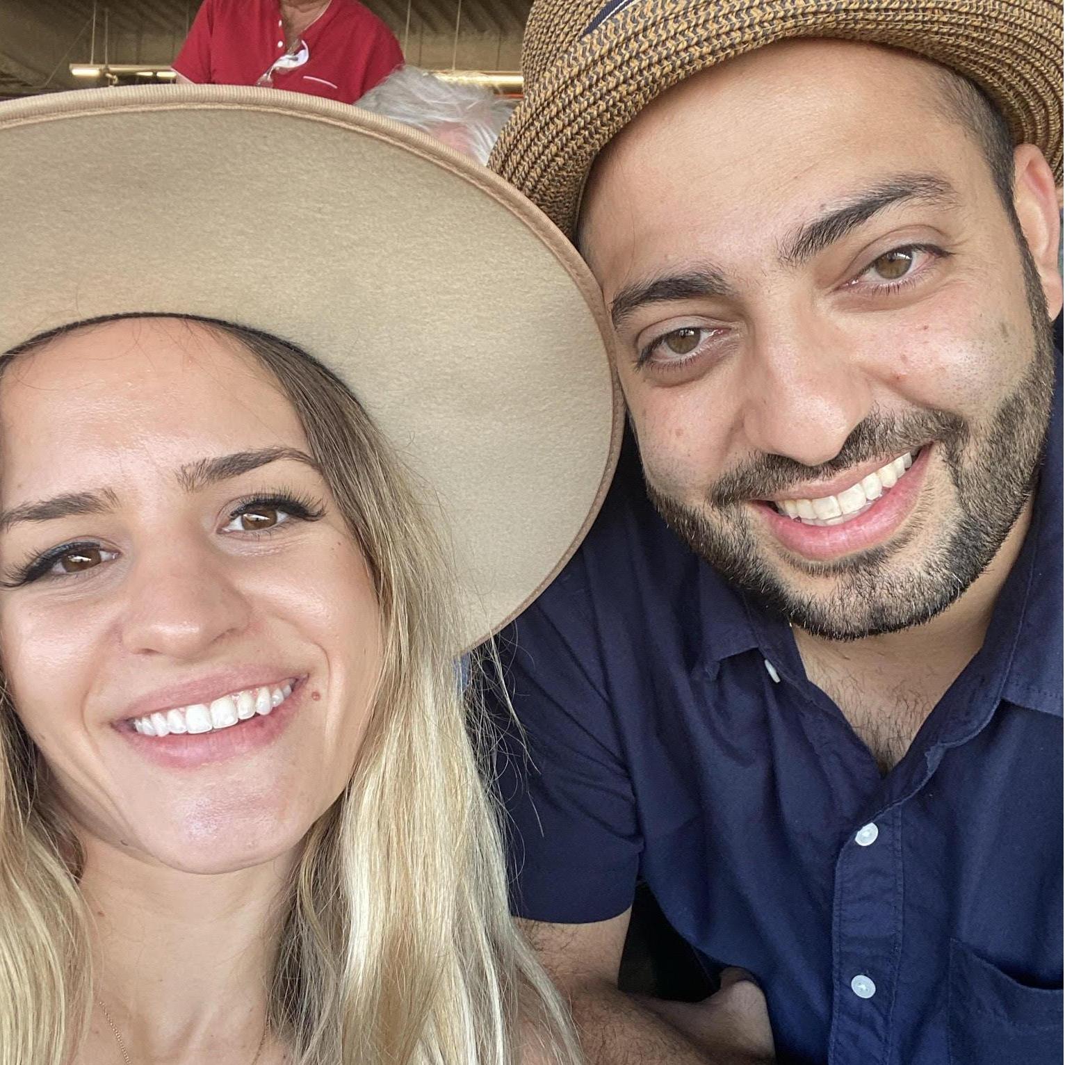 Del Mar Racetrack, one of the many trips we've taken together.