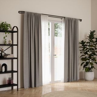 Midnight Double Curtain Rod