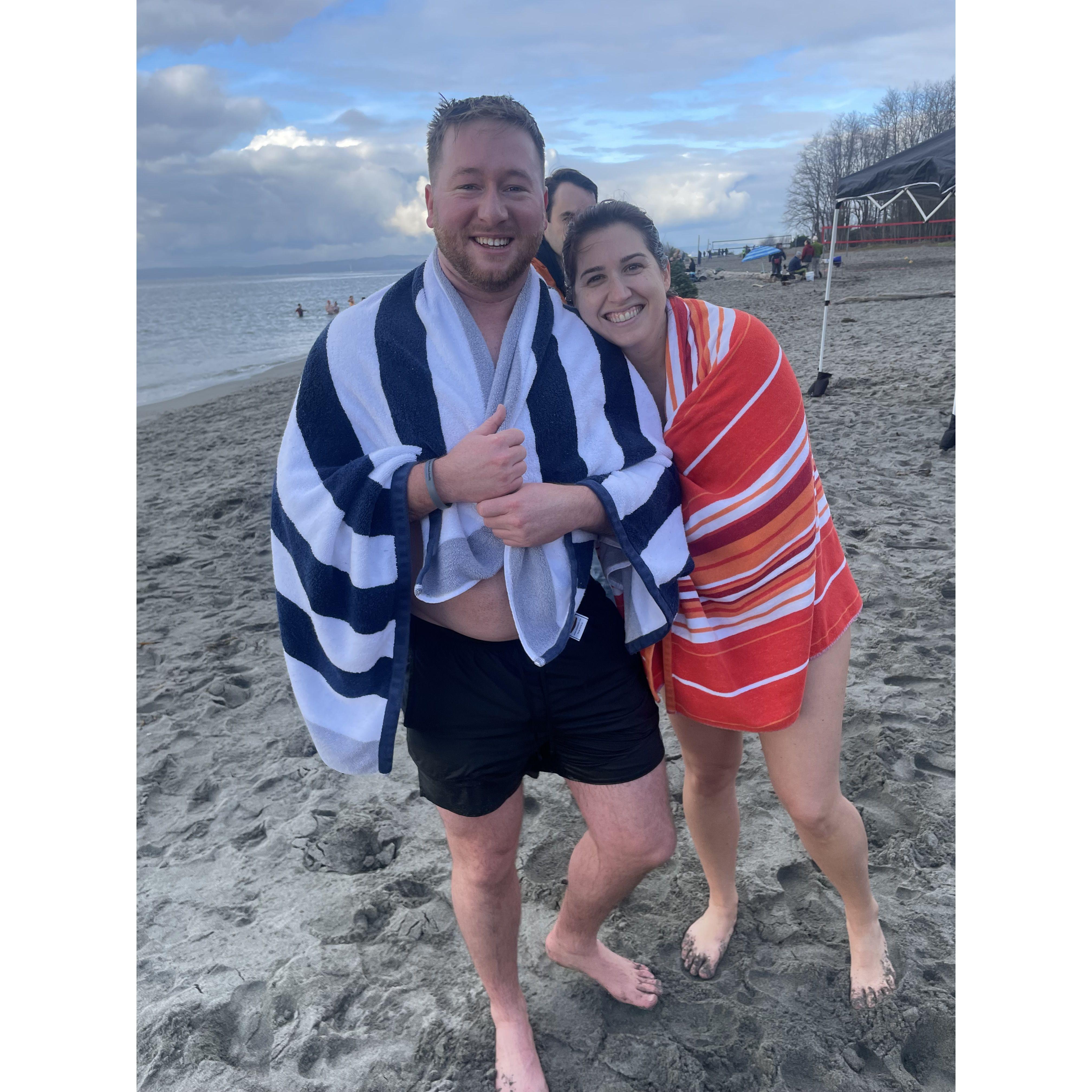 First polar plunge on NYD