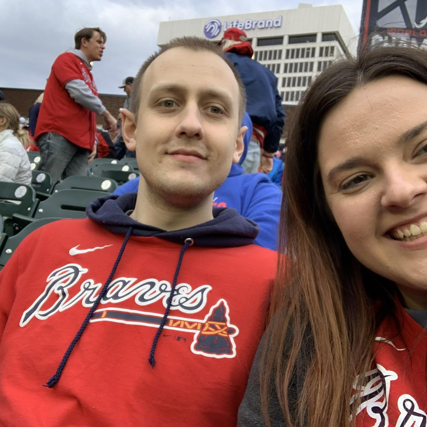 Andrew turned this Phillies fan into a Braves girl. Sorry, mom!