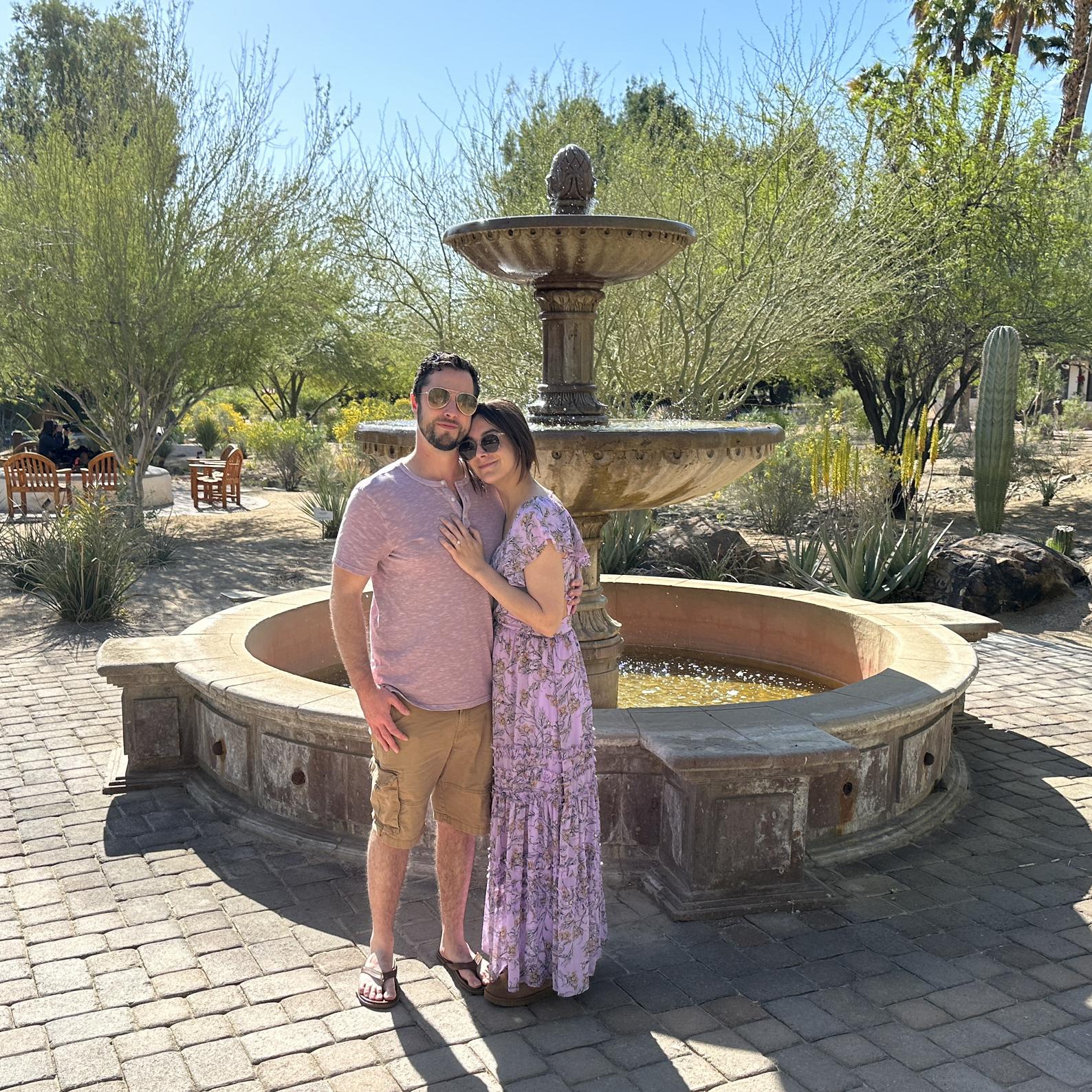 Anza Borrego after getting engaged ❤️