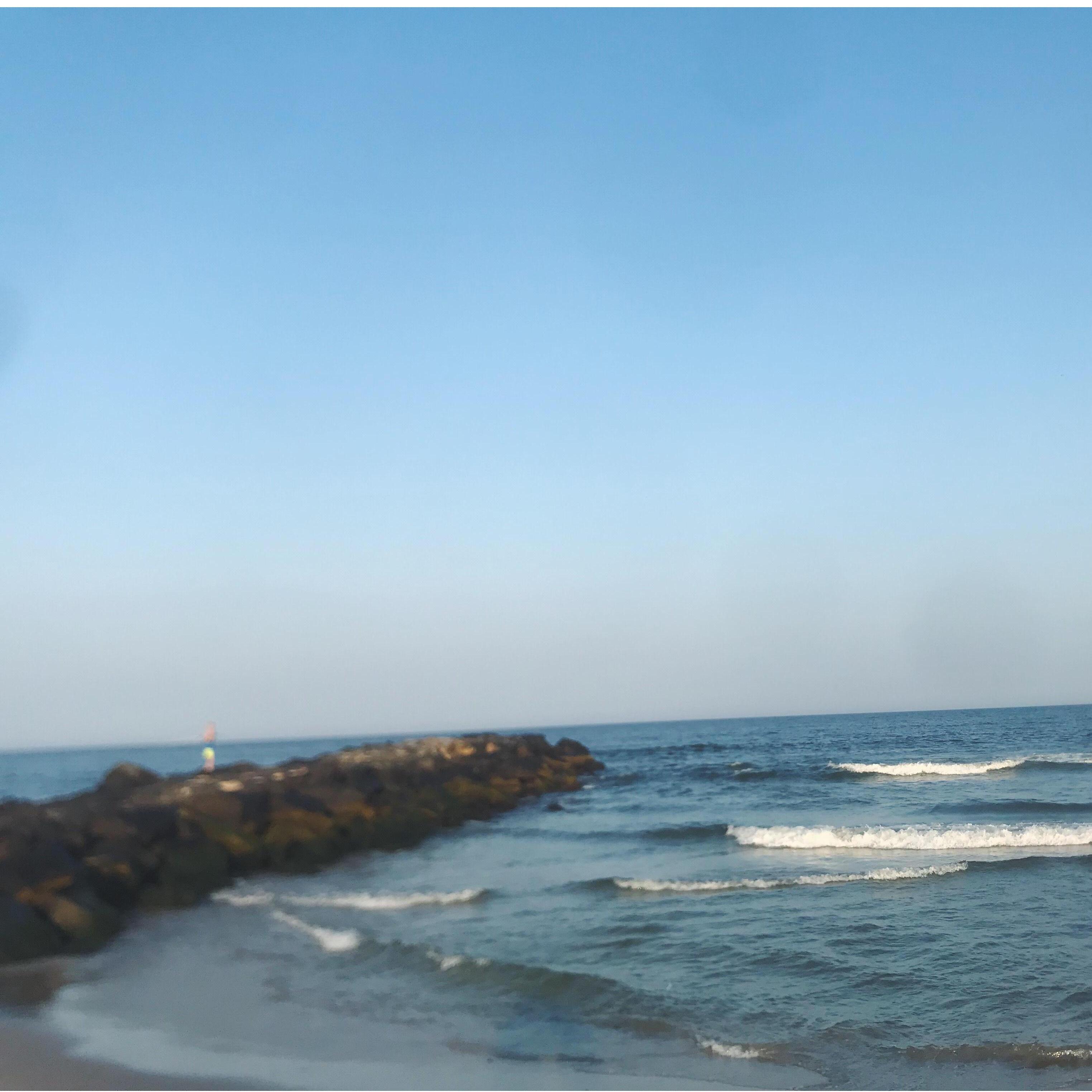 A picture of the jetty that Joshua proposed to me on.