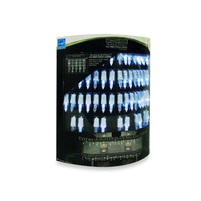 60-Count White LED Mini Ice Drip Lights