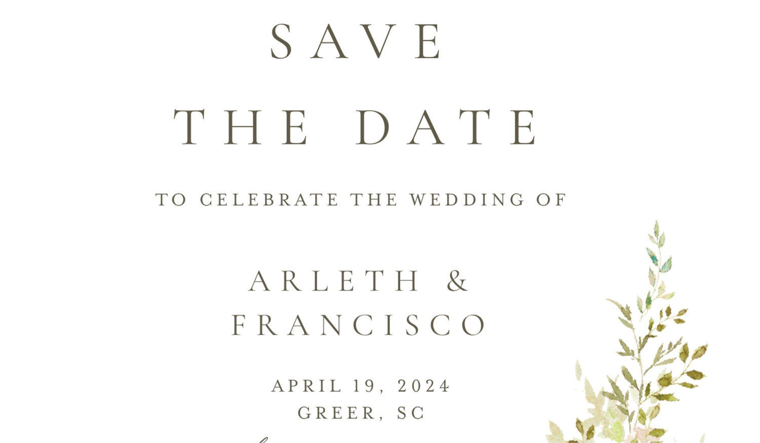 The Wedding Website of Arleth Navarro and Francisco Zuniga