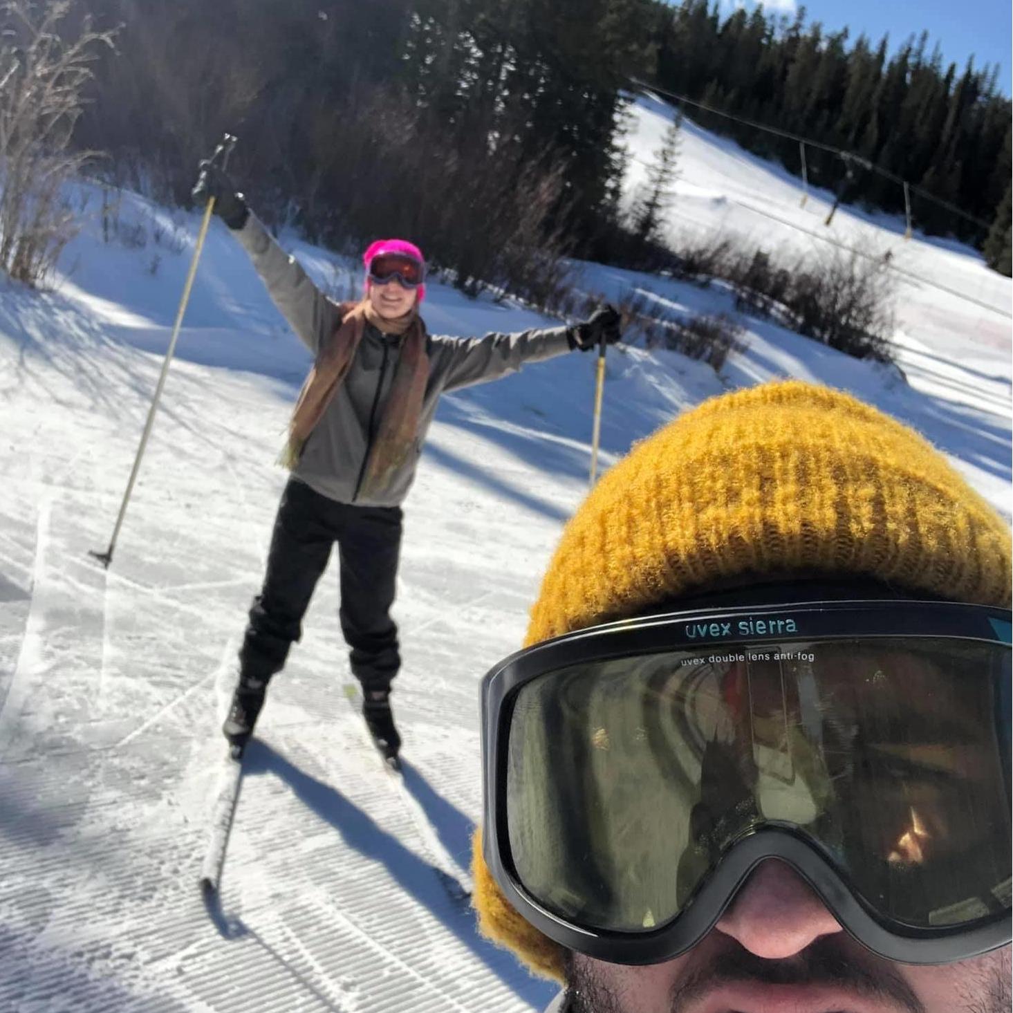 Crosscountry Skiing in Colorado.