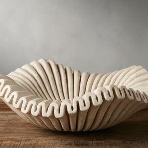 Edel Ruffle Flautaro Bowl in Cream