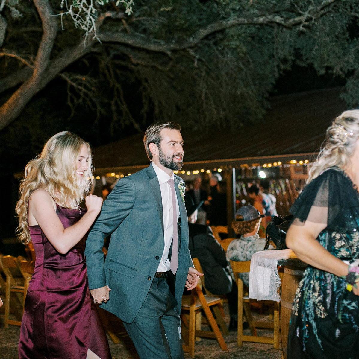 Grand march at Jayci & Scott's Wedding