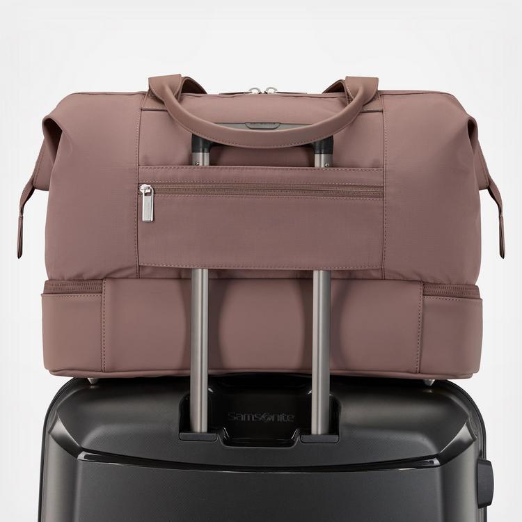 【美品】Samsonite キャリーオンバック ダークブラウン Samsonite, Drop Bottom Weekender | Zola