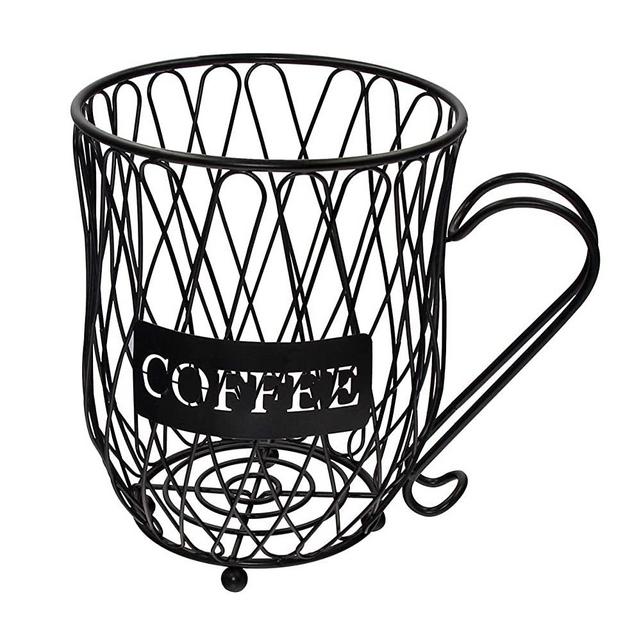 Coffee Pod Holder and Organizer Mug,Cup Keeper Coffee & Espresso Pod Holder, Coffee Mug Storage Basket