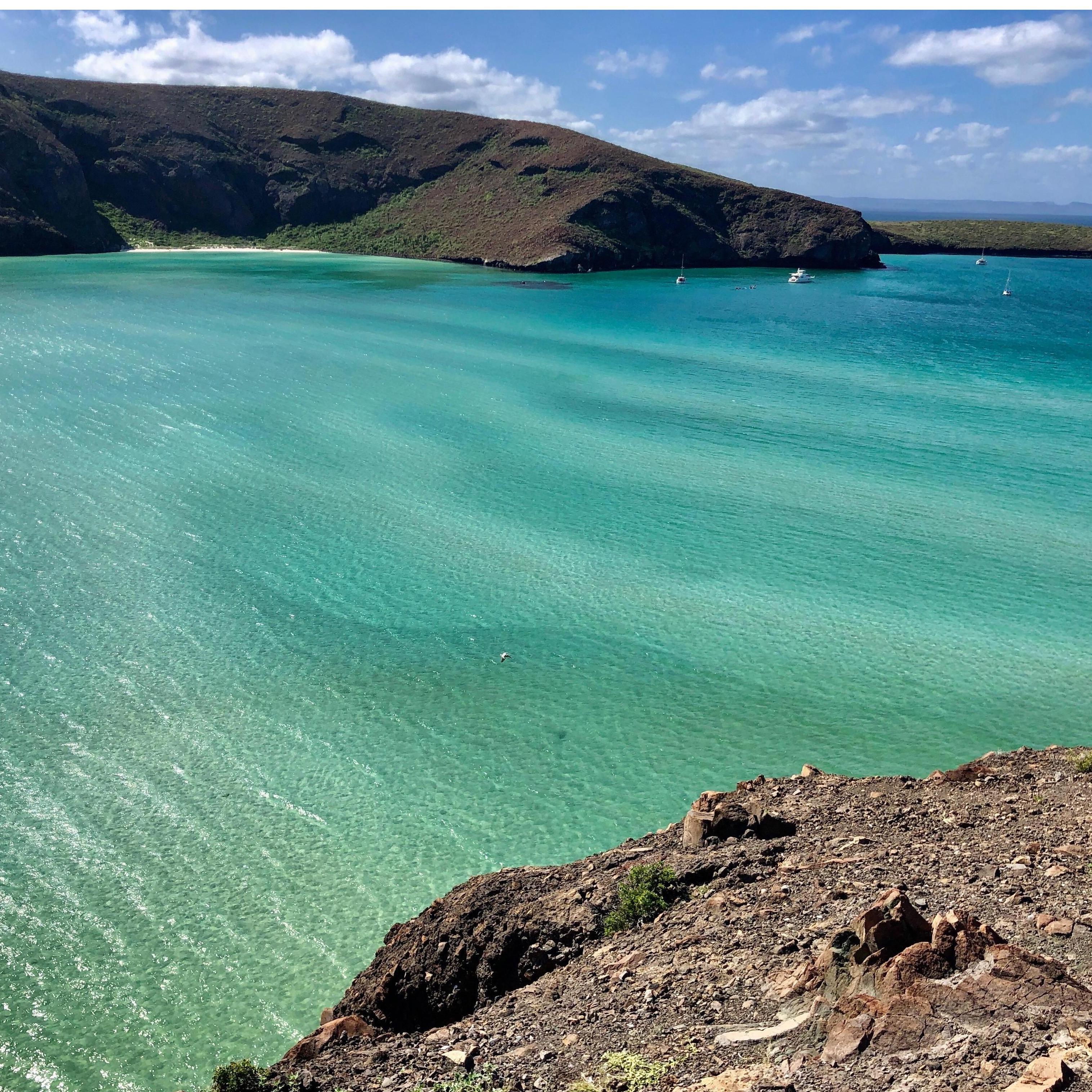 More of playa balandra - be sure to hike up to the top at high and low tide to see the view!