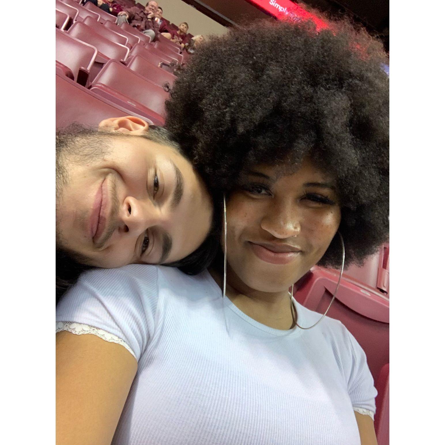 Took Joy to her first FSU College Basketball Game!