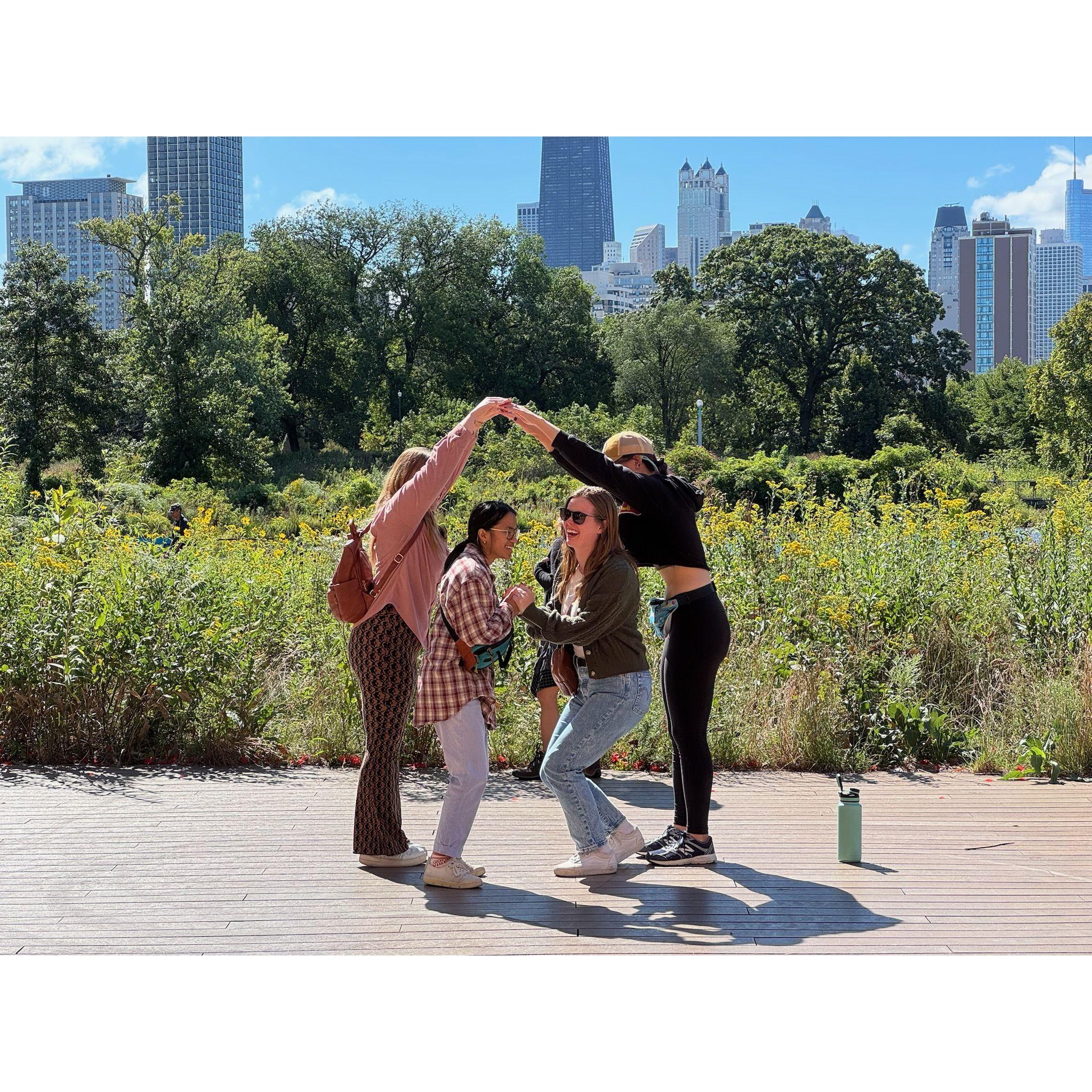 September 2024, we decided against a human arch, for August. (Thank you Nina and Andrea!)