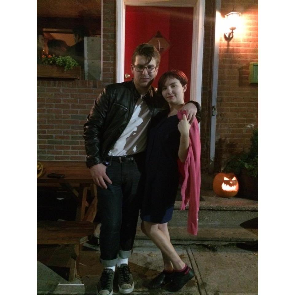 1st couples costume, as Kenickie and Rizzo