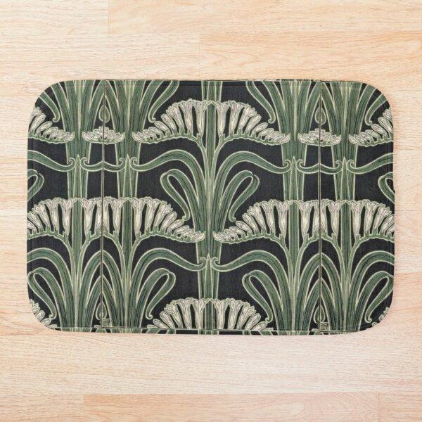 Art Nouveau Botanical Bath Mat