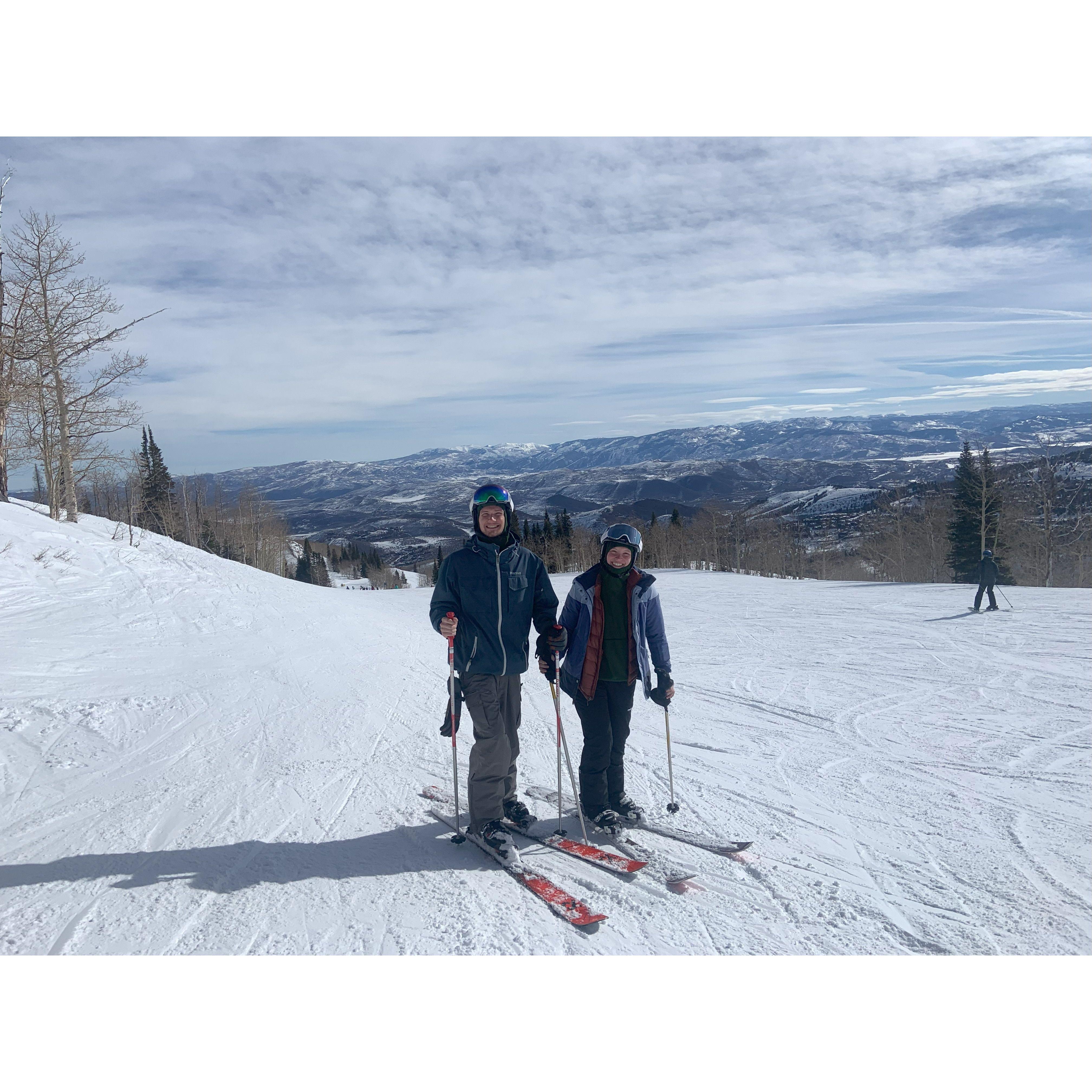 March 2022. Skiing in Park City, Utah!