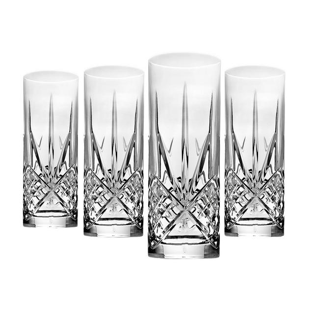 Godinger Dublin Mix Set of 4 Tom Collins Highball Glasses