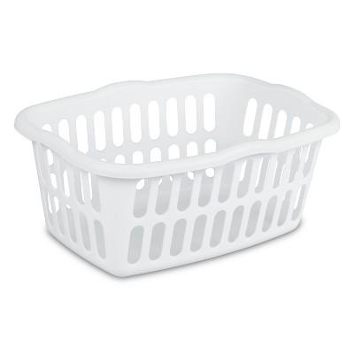 Sterilite® 1.5 Bu. Medium Rectangular Laundry Basket - White