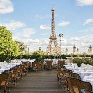 Rooftop Dinner Overlooking the Eiffel Tower