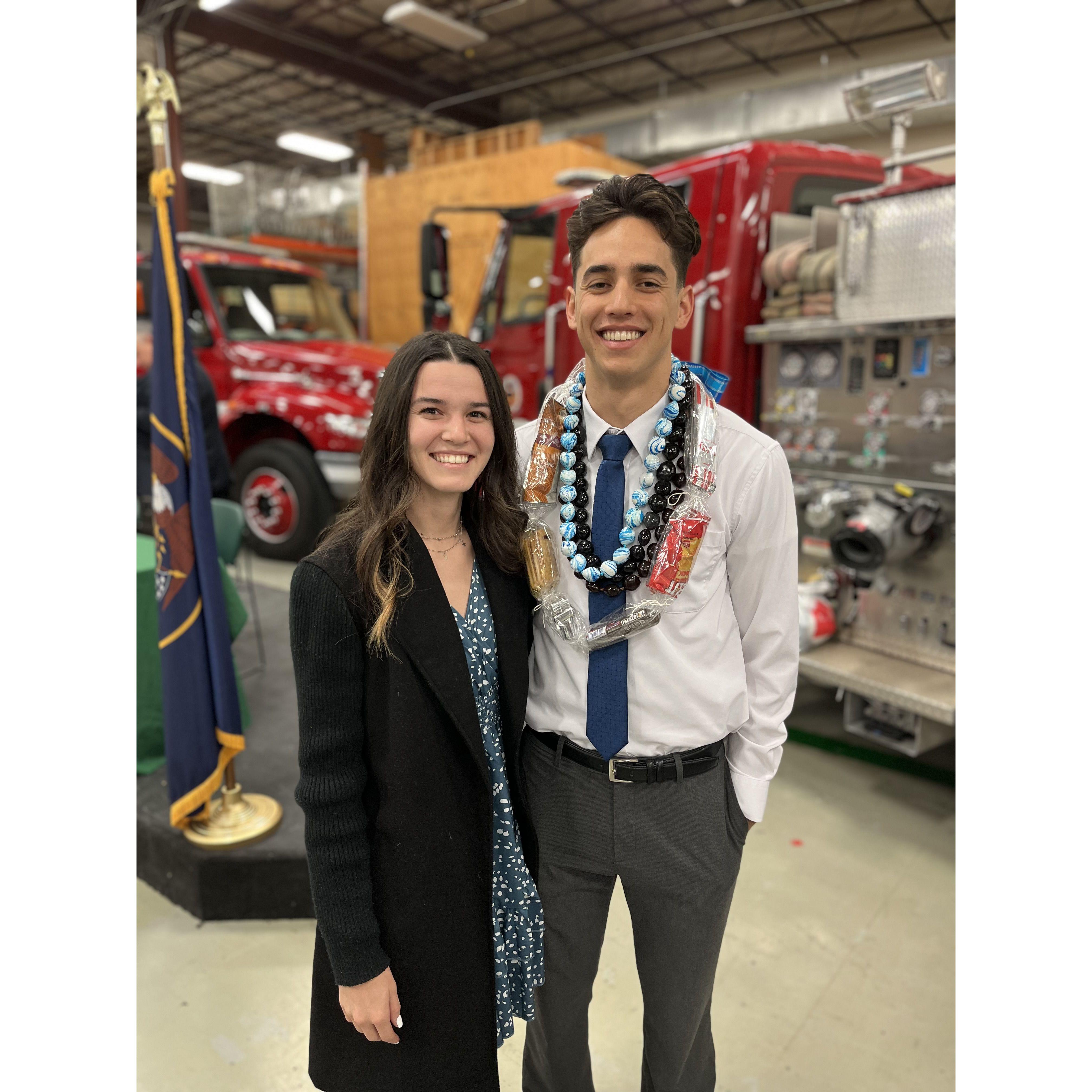 Luke’s Fire Academy Graduation