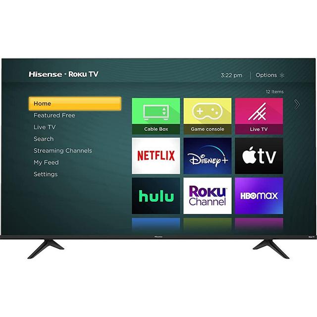 Hisense 50-Inch Class R6 Series Dolby Vision HDR 4K UHD Roku Smart TV with Alexa Compatibility (50R6G, 2021 Model)