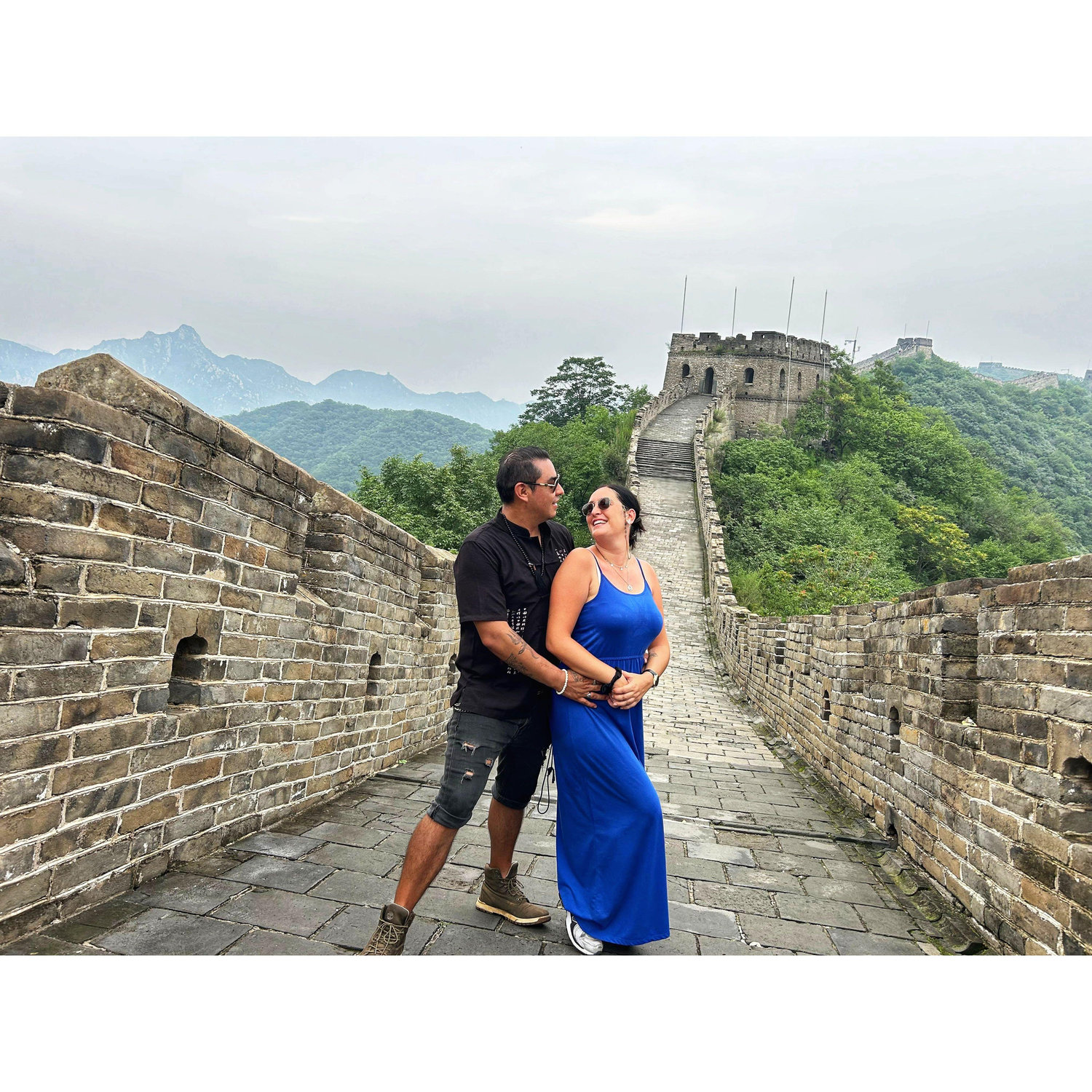 in one of the 7 Wonders of the World, China.
