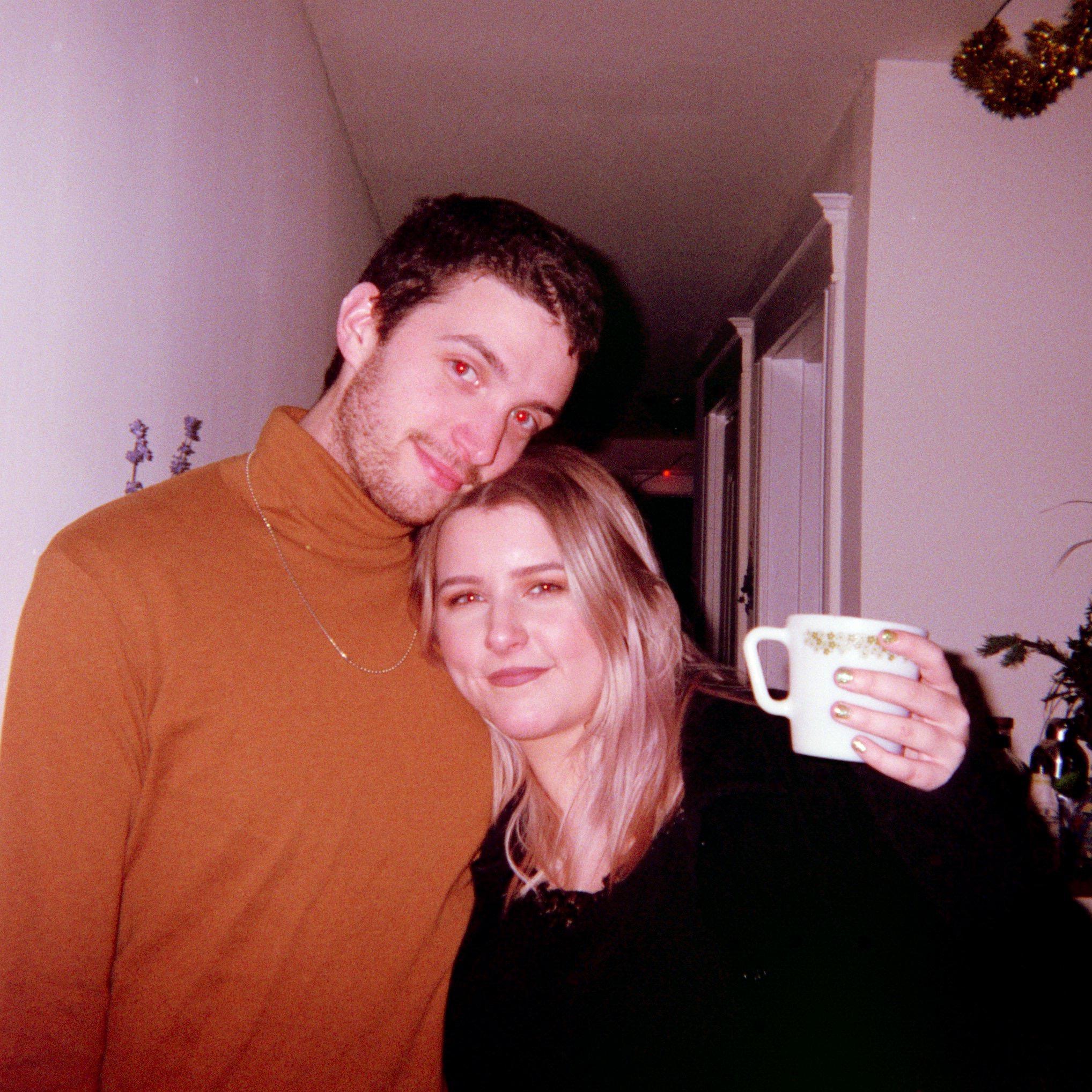 Grace showing off the pre engagement ring hand